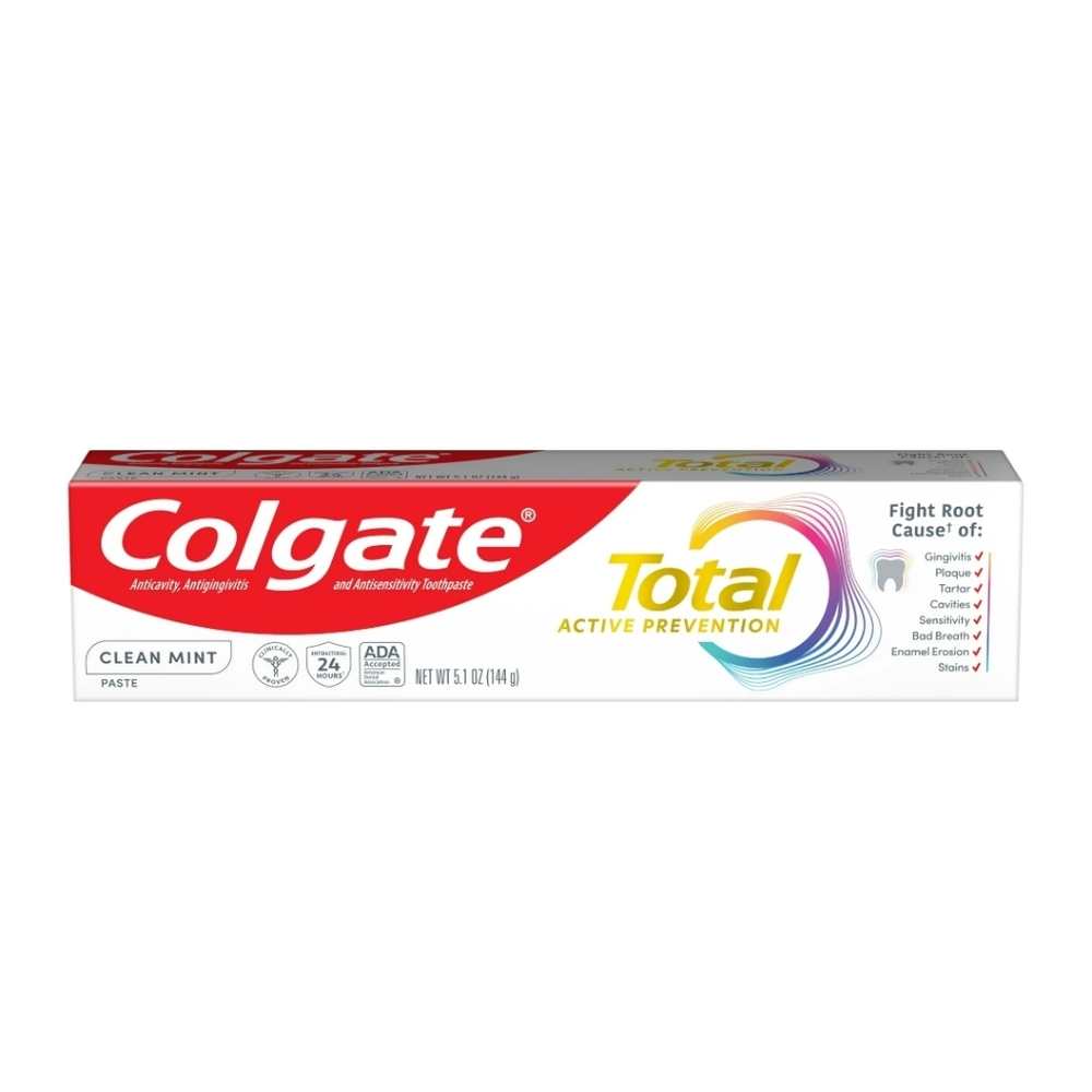 🔮3/$15 Colgate Total Active Prevention Toothpaste Clean Mint - Picture 6 of 11